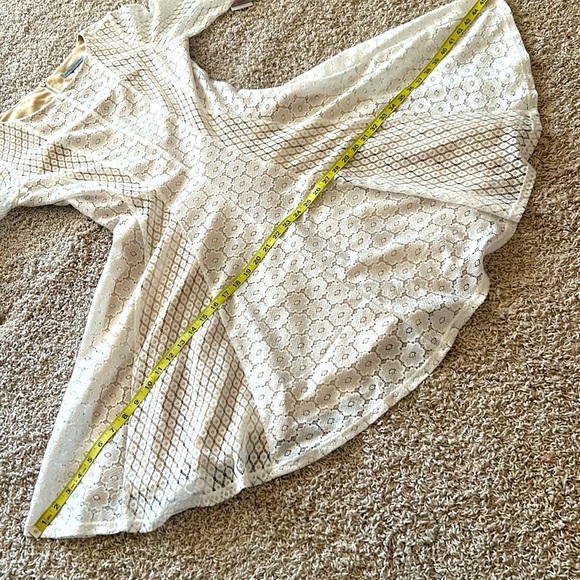 NWT⭐️DANNY and NICOLE Ivory Cream LACE DRESS Size 10 - Picture 15 of 16